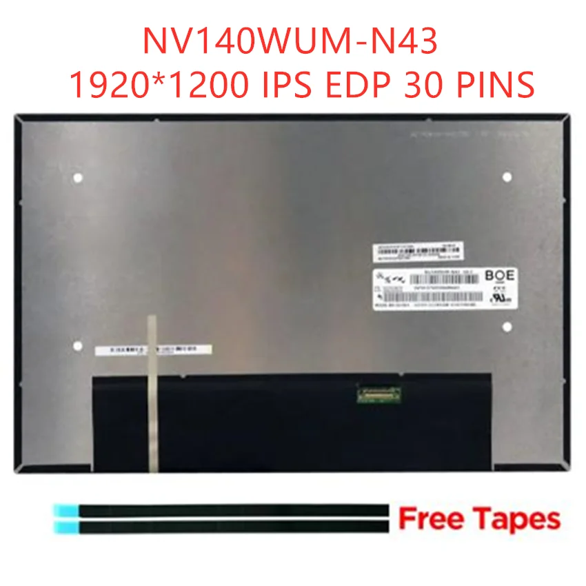 NV140WUM-N43 14.0 ġ LCD LED ũ ÷ IPS г, FHD 1920x1200, 60Hz EDP 30 , 